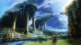 Xenoblade Imagery Chronicles Landscape Beautiful