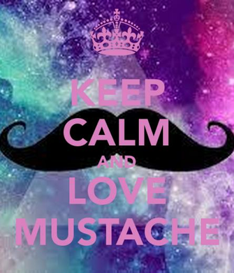 Purple Mustache Wallpaper Widescreen
