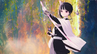 Kanao Tsuyuri In Natural Forest Live Wallpaper