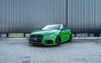Wallpaper Audi Rs3 Sportback Abt Green Wagon