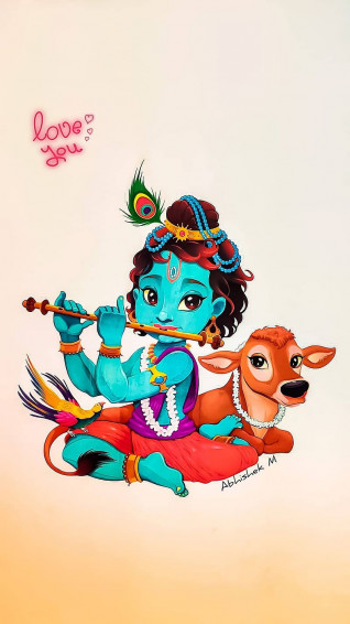 Little Krishna Wallpaper