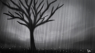 Artwork Black And White Digital Art Drawings Forgotten Wallpaper