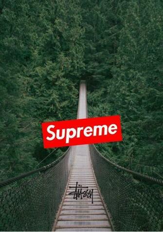Supreme iPhone Wallpaper Top Background
