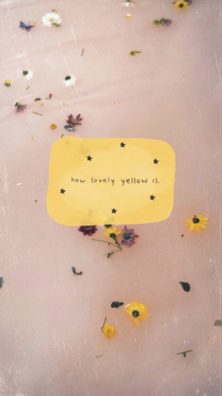 Yellow Aesthetic On Wallpaper