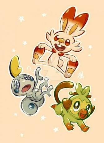 Pokemon Gen Starters By Smudgeandfrank