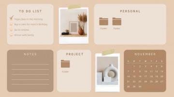 Custom Minimalist Desktop Wallpaper Templates