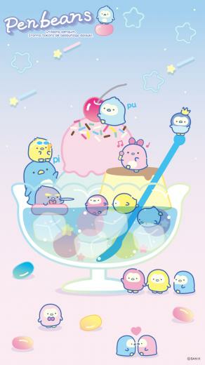 Kawaii Penguins Phone Wallpaper Kawai