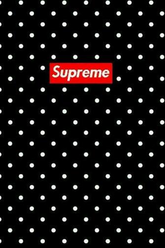 Supreme Logo iPhone Wallpaper
