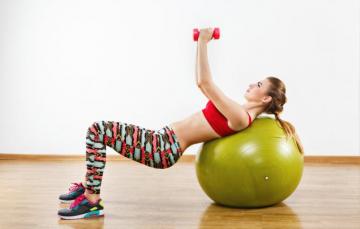 Wallpaper Woman Ball Fitness Image For Desktop Section