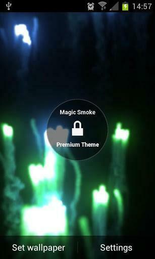 Magic Smoke 3d Est Un Fond D Cran Anim R Aliste Il Affiche Des