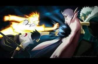 Naruto Manga And Sasuke Vs Obito By Chekoaguilar On