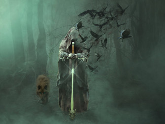 Wizard Of Death In A Dark Forest By Lothar Dieterich