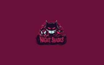 Night Shades Stickr Pok Mon Gengar Gastly Haunter HD Wallpaper