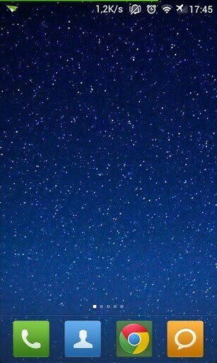 Bigger Night Sky Stars Live Wallpaper For Android Screenshot