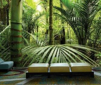 Rain Forest Wall Mural Pre Pasted Washable And Dry Strippable