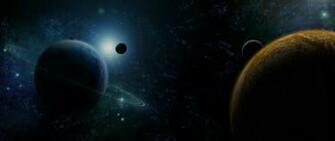 Wallpaper Planet Ring Star Space
