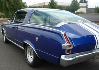 Miniature Plymouth Barracuda Rouge Highway