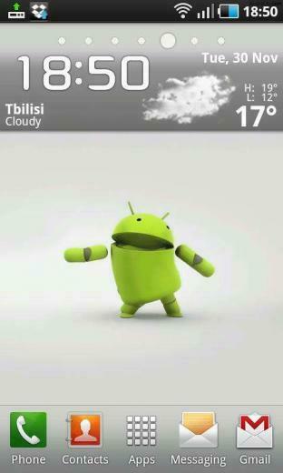 Thread 3d Dancing Android Boy Live Wallpaper V2 For