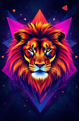 Neon Animal Wallpaper