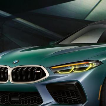 Car Bmw M8 Gran Coupe First Edition Green