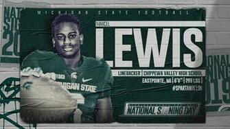 Marcel Lewis Signing Day Michigan State University Athletics