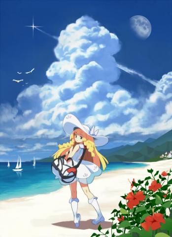 Lillie Pok Mon Sun Moon Mobile Wallpaper