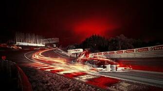 Formula Racing Car Vehicle Race Tracks Long