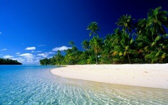 White Sand Beach Wallpaper HD Cool