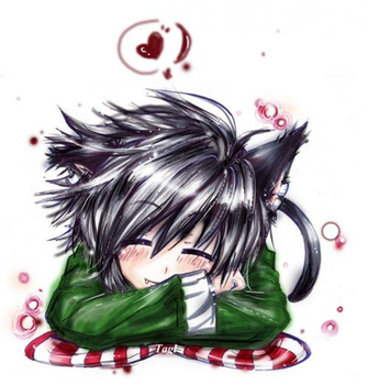 Cute Neko Boy Of Mine By Runaneko
