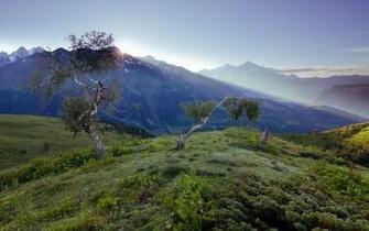 Landscape Background In High Quality Mountain Range