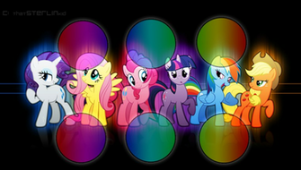 Bunch Of Cute Ponies In This My Little Pony Wallpaper For Your Ps Vita