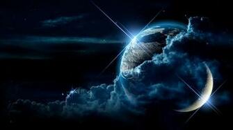 Imac Moon Background Wallpaper HD