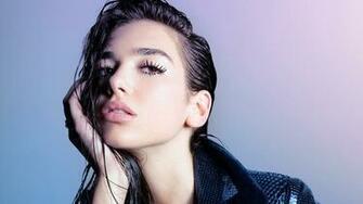 Dua Lipa Wet Hair Beauty HD Wallpaper Background Image
