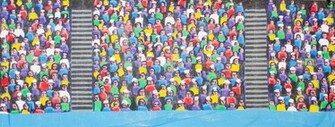 Crowd Background Stadium Cartoon Tinkytylernet Stock Photos Picture