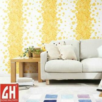 Wholesale Country Style Falling Petals Design Wedding Room Wallpaper