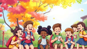 School Friends Wallpaper