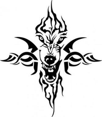 Vicious Wolf Tribal By Ryangee123