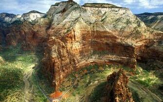 Angels Landing Zion National Park Utah High Resolution Hq Wide
