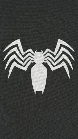 Spider Man Venom Logo Wallpaper With Texture By Alt