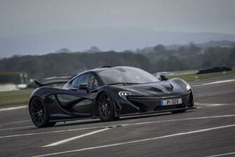 Mclaren P1 Wallpaper Black Front