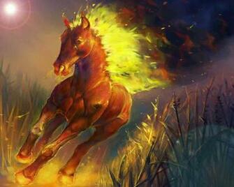 Fire Horse Wallpaper