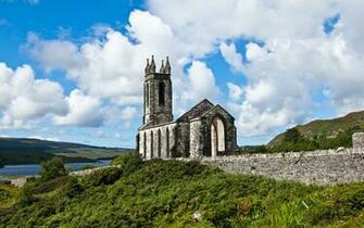 Ireland Wallpaper Widescreen HD Dunlewey Chruch