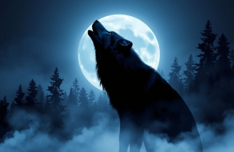 Howling Wolf Wallpaper