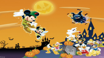 Disney Halloween Background Wallpaper