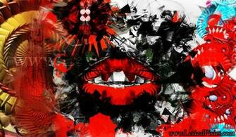 Trippy Alice In Wonderland Background