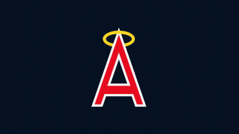 Los Angeles Angels Minimalist Logo Wallpaper