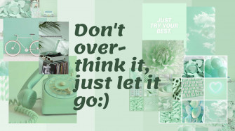 Pastel Green Aesthetic Desktop Wallpaper