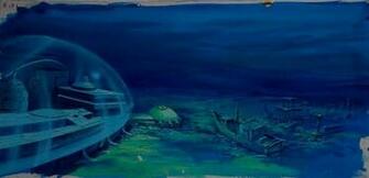 Cobra Base Pan Cel Background From Gi Joe Spell Of The Siren In