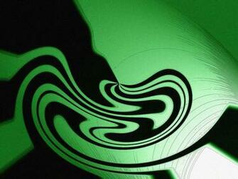 Green Swirl Wallpaper