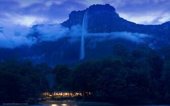 Wallpaper Angel Falls Canaima National Park Venezuela